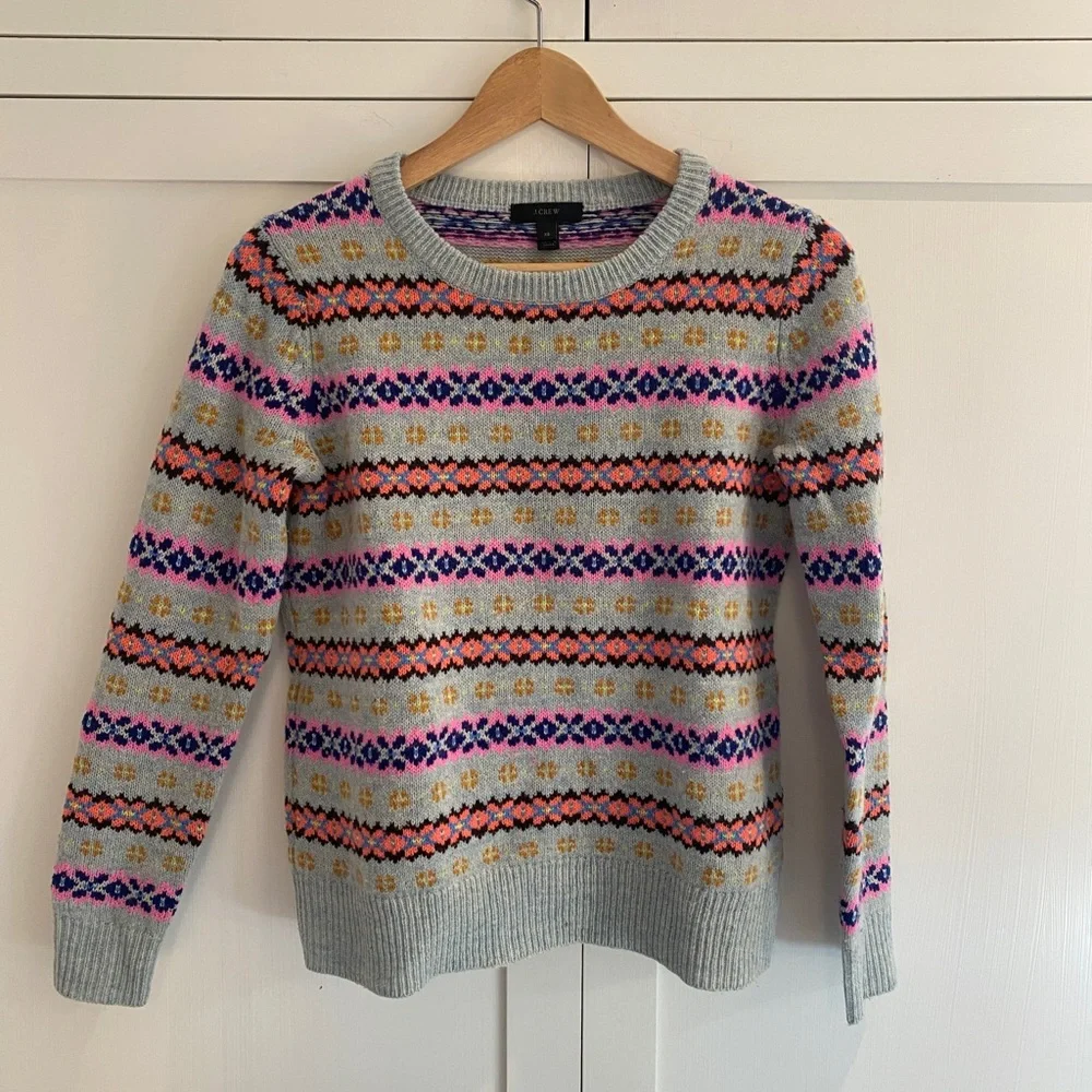 J. Crew Shetland sweater